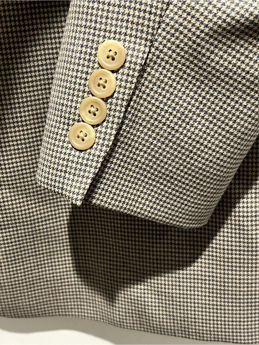 Ralph Lauren Blue & Tan Houndstooth Sport Coat